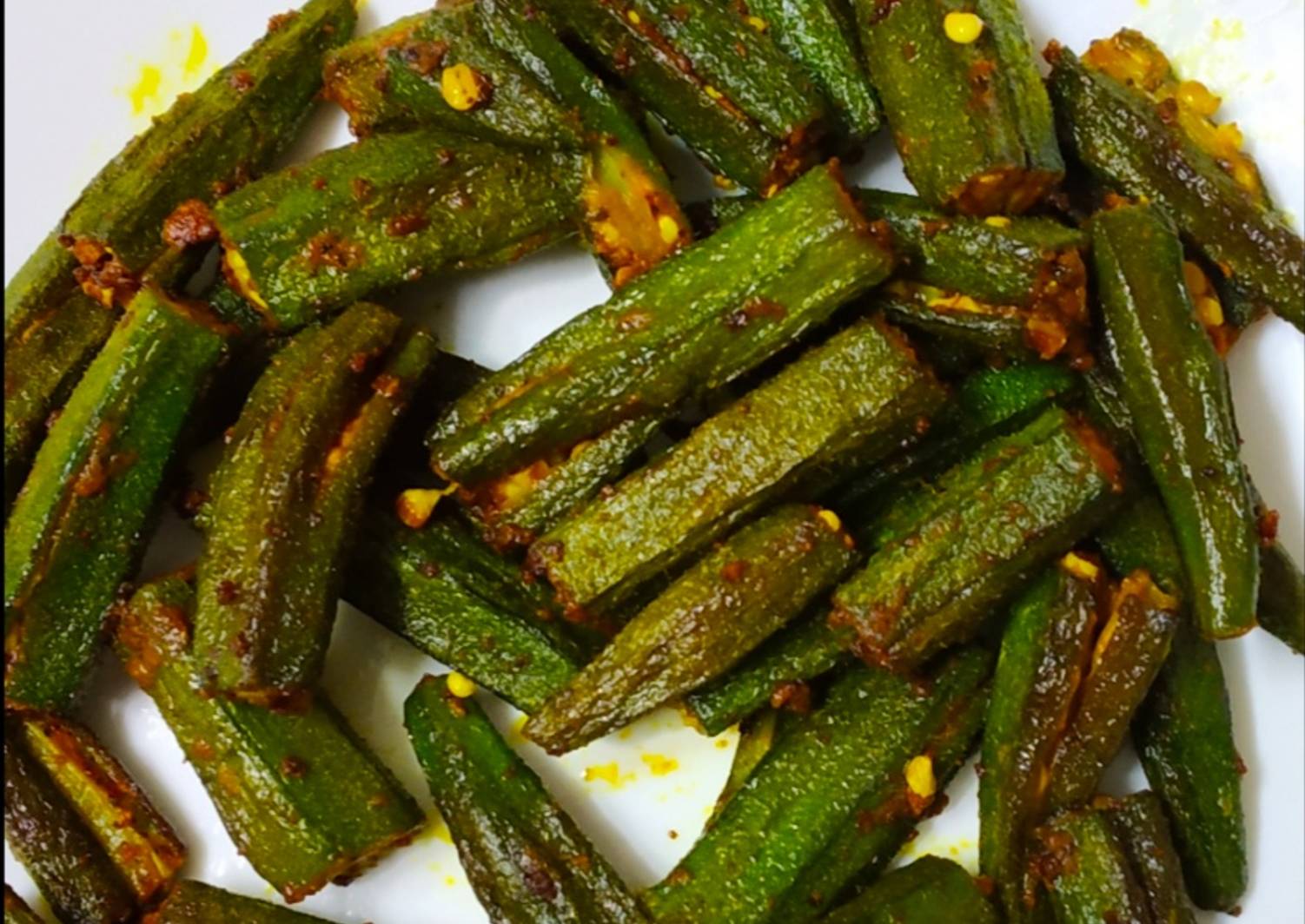 Lady 's finger fry Recipe by Jassi Aarif Cookpad