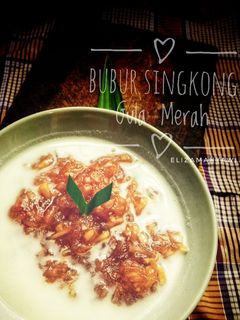 Foto resep Bubur singkong gula merah