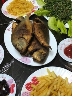 صورة لوصفة سمك مقلي