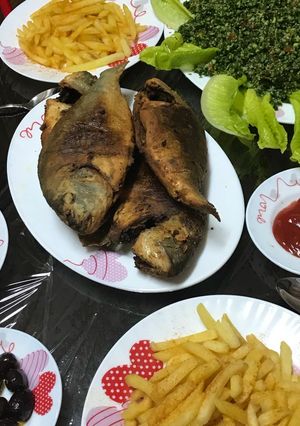 صورة لوصفة سمك مقلي