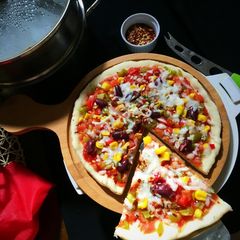 A picture of Steamed Veg Pizza.