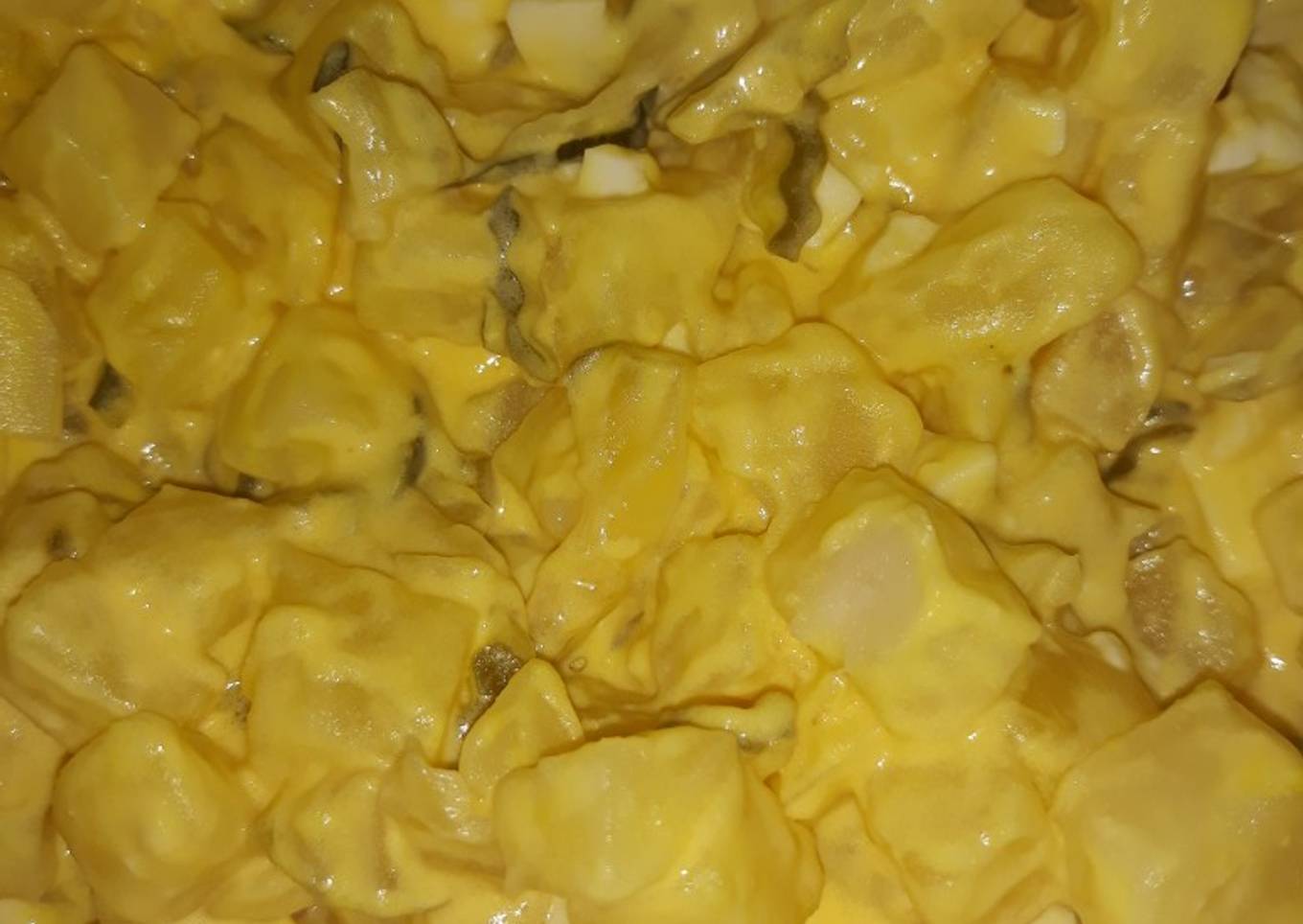 Ensalada de papa y huevo