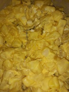 Una foto de Ensalada de papa y huevo