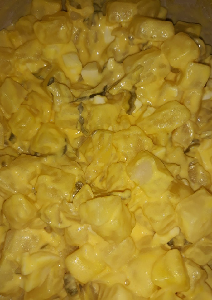 Una foto de Ensalada de papa y huevo