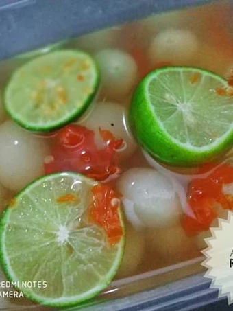 Easy Ways Make Recipes Asinan buah rambutan the So Delicious Really Delicious.