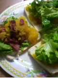 Relleno de calabaza mortadela