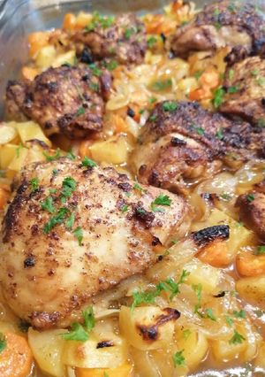 Une photo de Poulet mariné aux épices