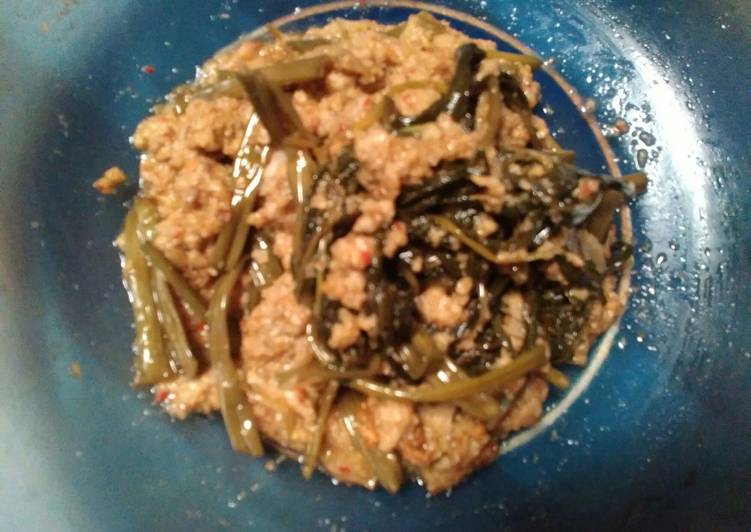 tumis kangkung oncom praktis kesukaan mama