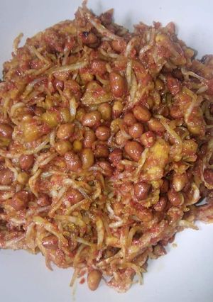 Foto resep Teri main bola