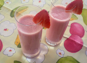 Foto principal de Batido de fresas y yogur