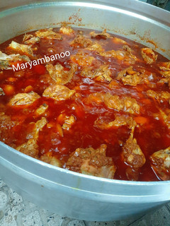 عکسی از دستور مرغ نذری