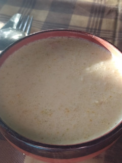 Una foto de Crema de calabacín y zanahorias en la chefbot compact