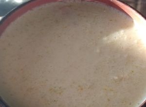 Una foto de Crema de calabacín y zanahorias en la chefbot compact