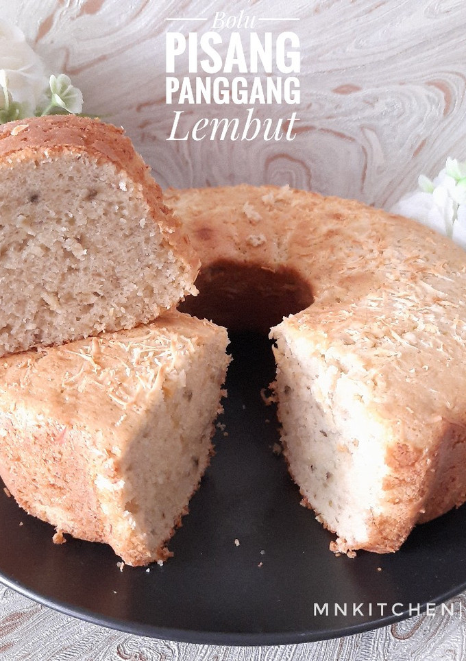 Foto resep Bolu Pisang Panggang Lembut⭐