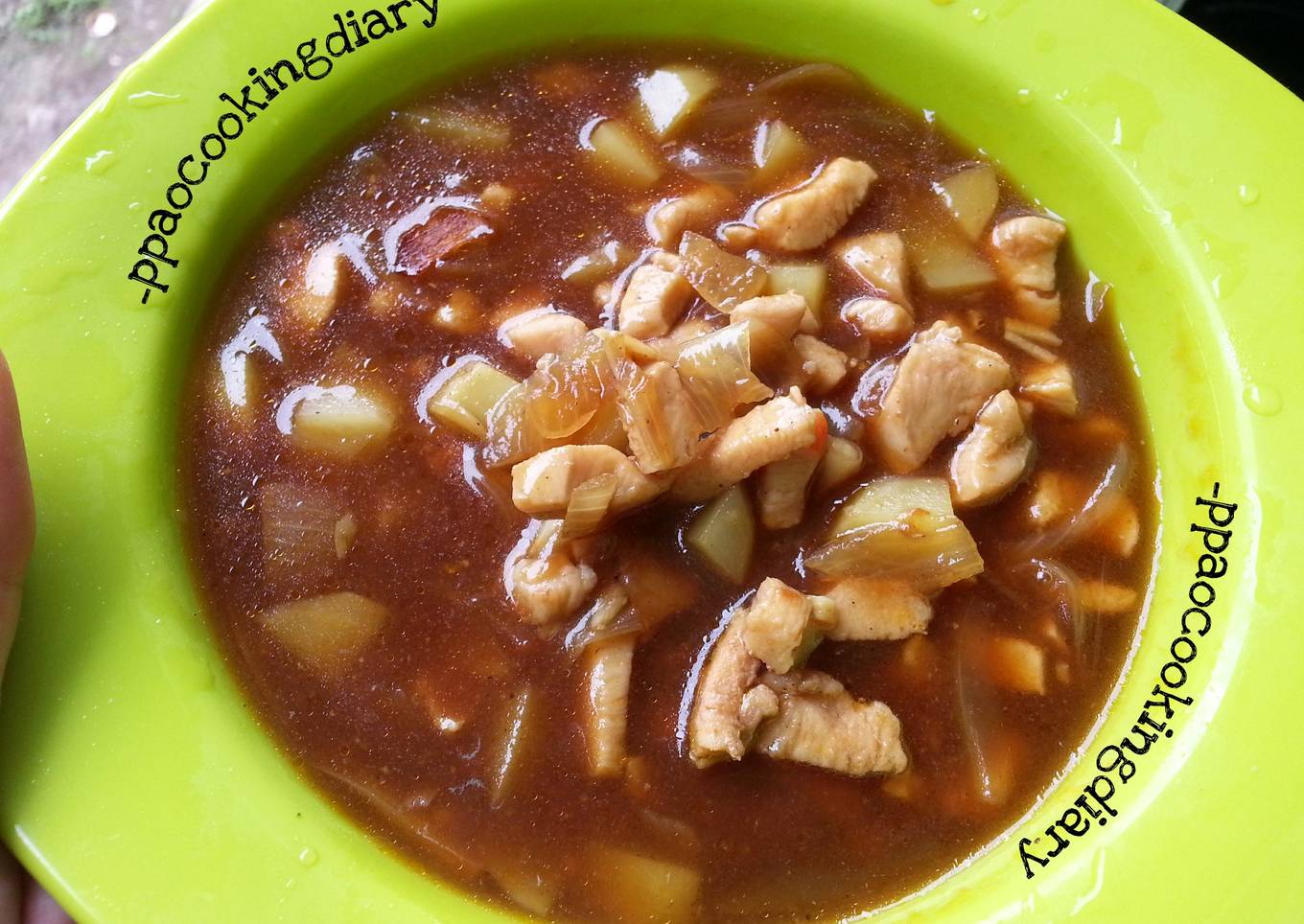 Ayam Cincang Saus Tiram