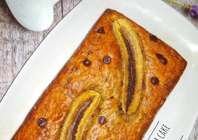 Eggless Banana Cake