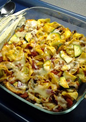 A picture of Spinach & Ricotta with Pasta.
