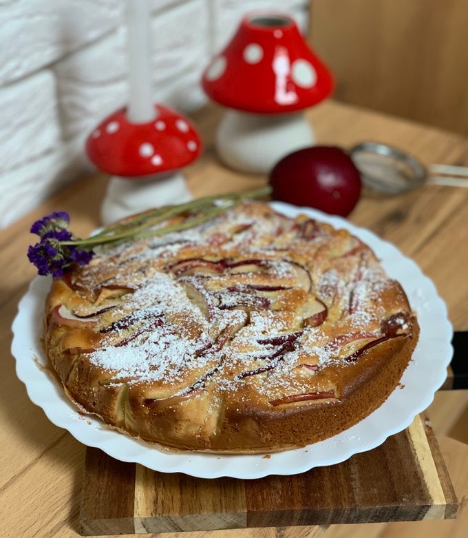 Фото Яблучний пиріг на кефірі🥧.