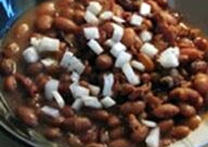 Recipe of Quick Larry&#39;s crock pot Pinto beans and sweet jalapeno cornbread