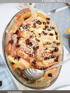 Foto resep Puding Roti tanpa Vla
