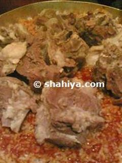 صورة لوصفة طريقة عمل الفته المصرية باللحم