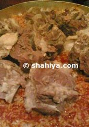 صورة لوصفة طريقة عمل الفته المصرية باللحم