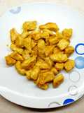 Bocconcini light di pollo al curry