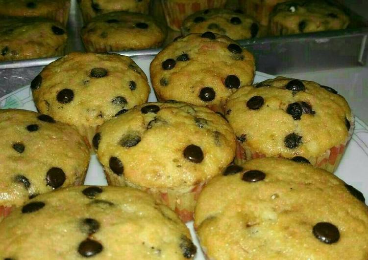 Resep Muffin vanila kismis &amp; choco chips (buttermilk), Bikin Ngiler