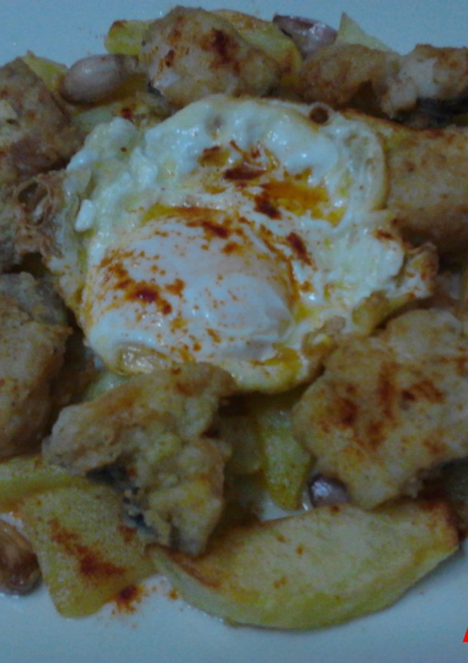 Una foto de Tacos de bacalao picante en compañía