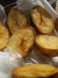 Papas al rescoldo fritas