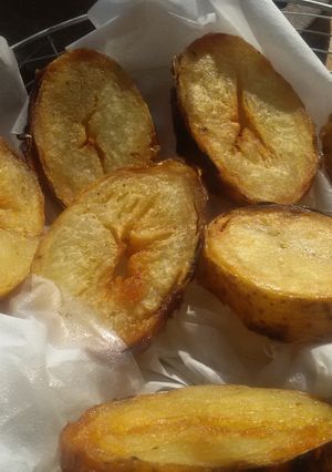 Una foto de Papas al rescoldo fritas