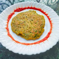 Palak Multigrain Chilla A picture of Palak Multigrain Chilla.