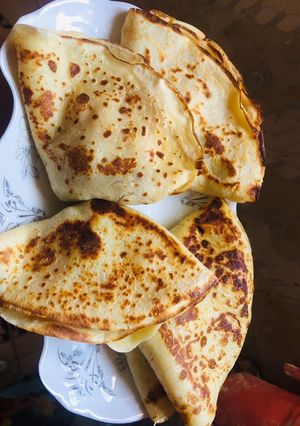 صورة لوصفة كريب بالسجق