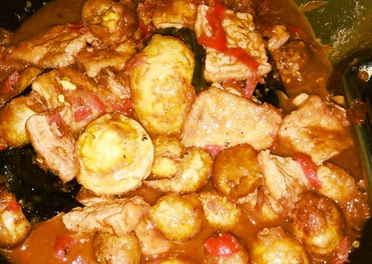 Langkah Mudah untuk Membuat Balado lurhu (telur,tahu) yang Bisa Manjain Lidah