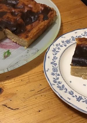 Une photo de Flan caramel et noix de coco