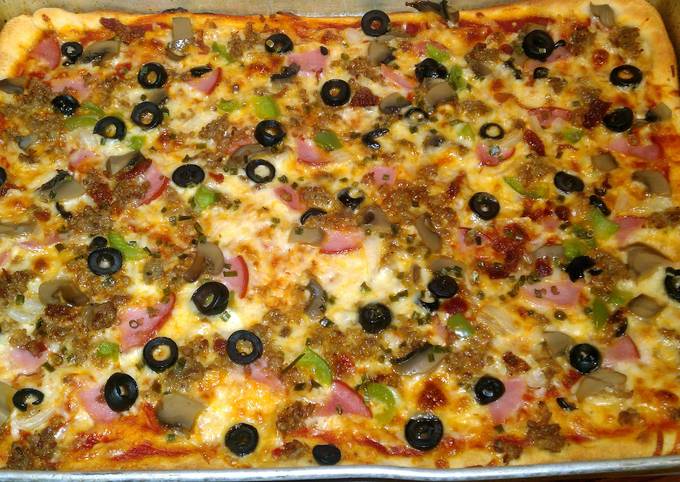 Recipe of Quick Denise&#39;s Quick Pizza