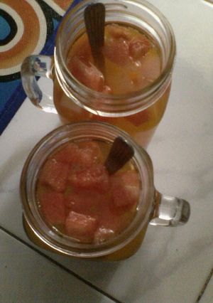 Foto resep Es Buah Senja
