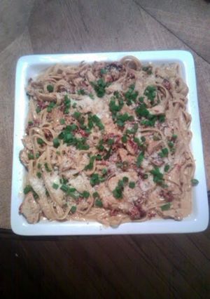 A picture of Cajun Chicken Alfredo.