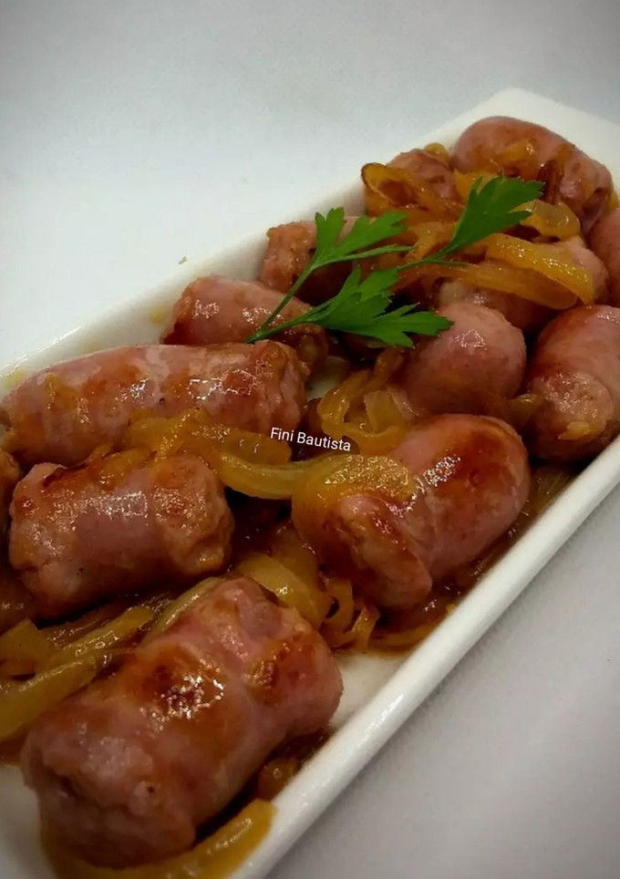 Una foto de Salchichas al vino