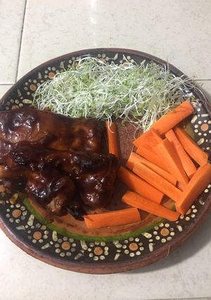 Una foto de Costillas a la BBQ