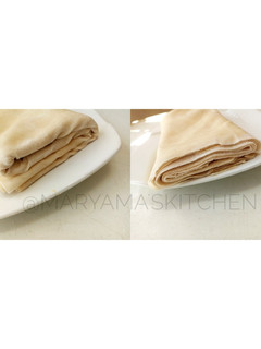 A picture of Filo(phyllo)sheets.