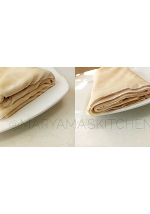 A picture of Filo(phyllo)sheets.