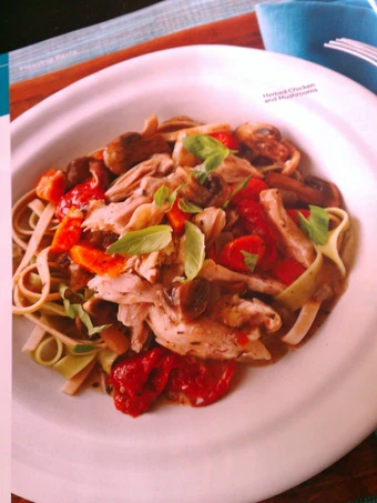 Easy Steps Make Recipes Herbed Chicken and Mushrooms the Perfect Delicious.