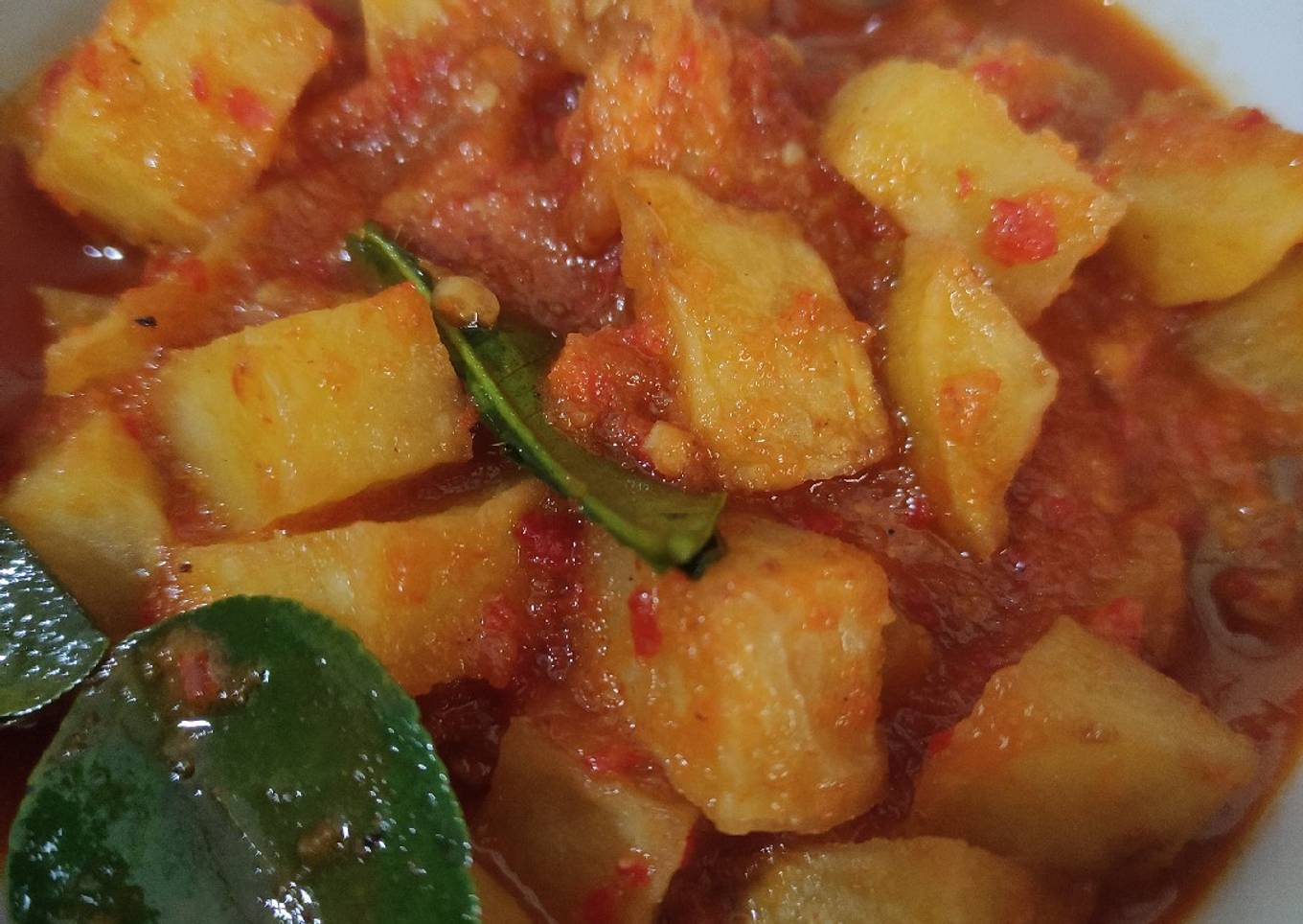 Sambal goreng kentang jantung ampela