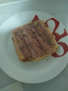 Una foto de Pizza-pastel