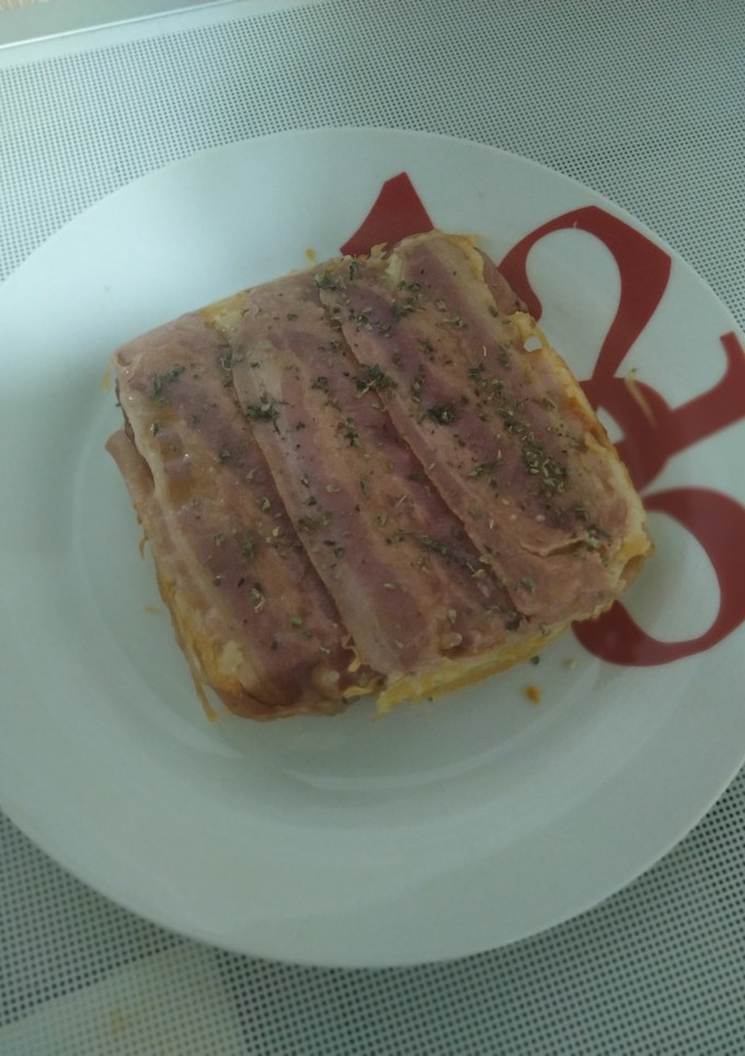 Una foto de Pizza-pastel