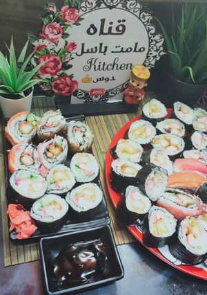 صورة لوصفة سوشي بكل سهوله 🍣