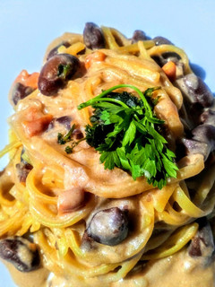 Una foto de One pot pasta con Porotos Colorados