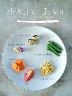 Foto resep MPASI 6+ Jehan (Day 6)