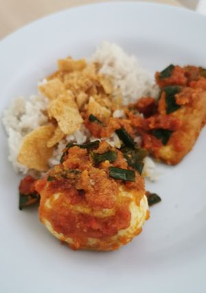 Foto resep Telur tahu balado